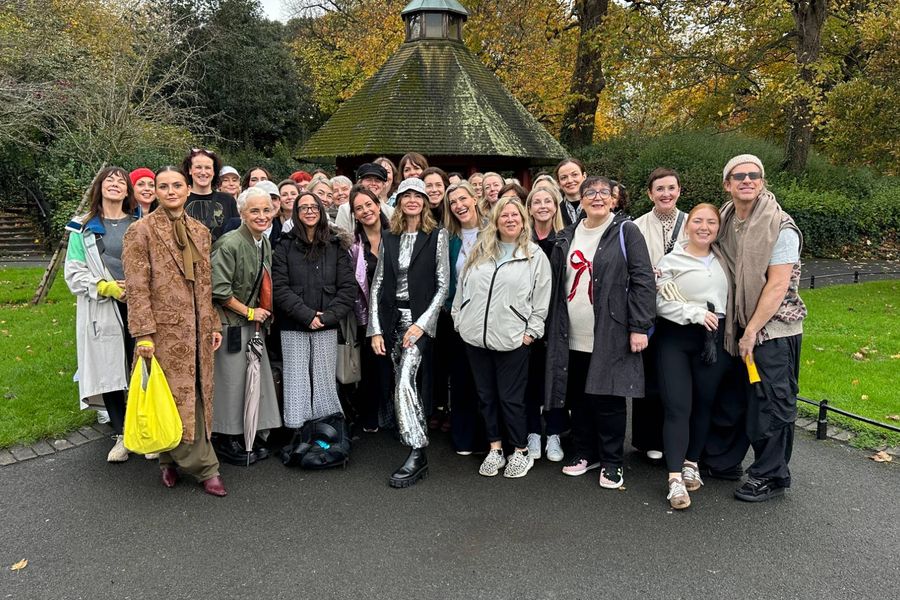 The SISTERLY Circle gathered in a park for a group walk